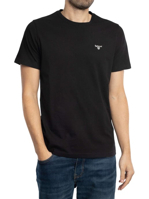 Barbour Essential Sport T-Shirt, Schwarz - Image 1
