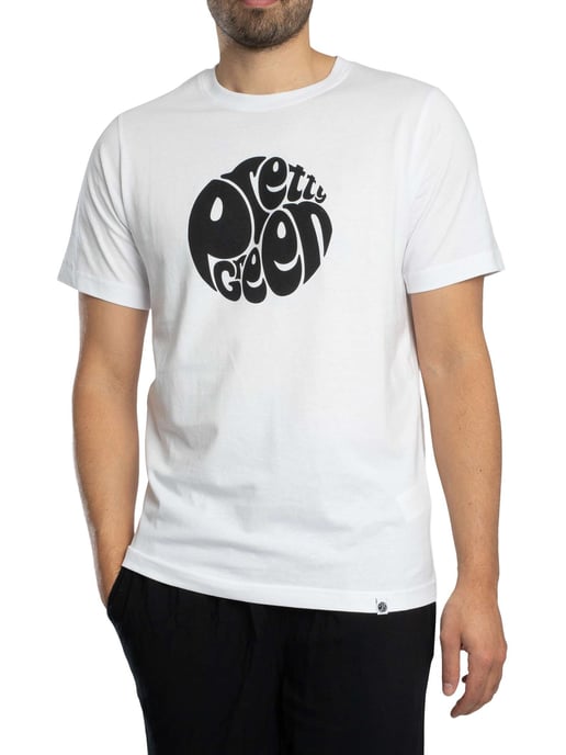 Pretty Green Gillespie T-Shirt, Weiß - Image 1