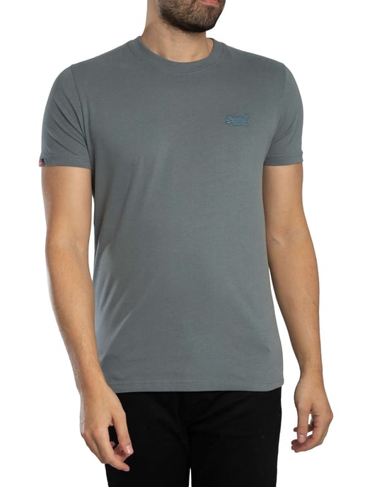 Superdry Essential Logo EMB T-Shirt, Grau - Image 1