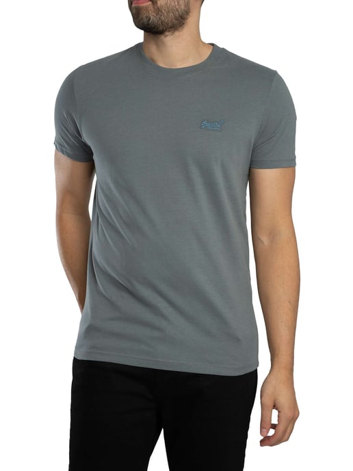 Superdry Essential Logo EMB T-Shirt, Grau - Image 2
