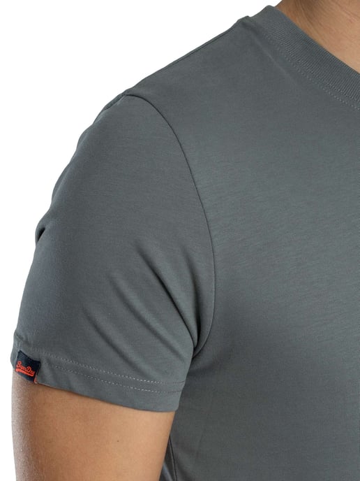Superdry Essential Logo EMB T-Shirt, Grau - Image 5