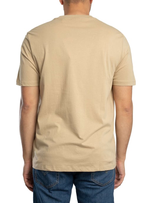 HUGO Dero222 Logo T-Shirt, Beige - Image 3