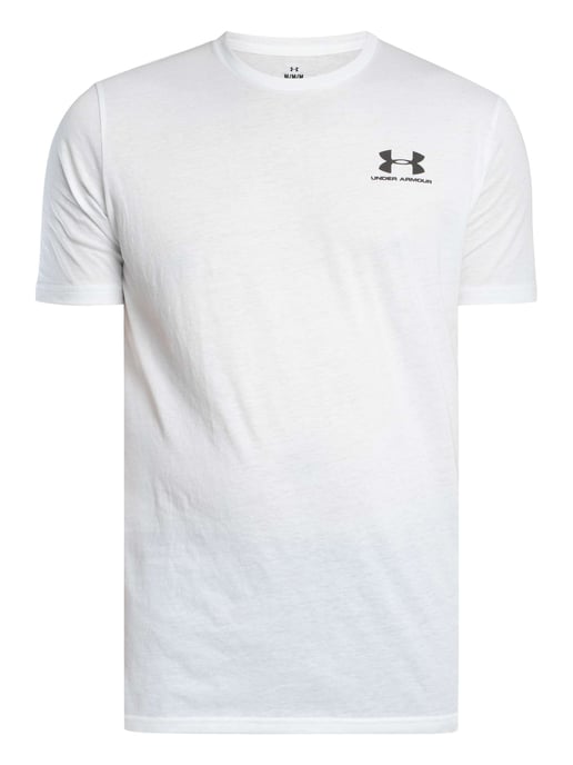 Under Armour Locker Sitzendes T-Shirt Mit Logo Auf Der Linken Brust, Weiß - Image 5