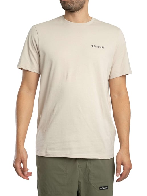 Columbia T-Shirt Mit Logo Auf Der Rückseite, Beige - Image 1