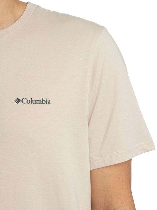 Columbia T-Shirt Mit Logo Auf Der Rückseite, Beige - Image 4