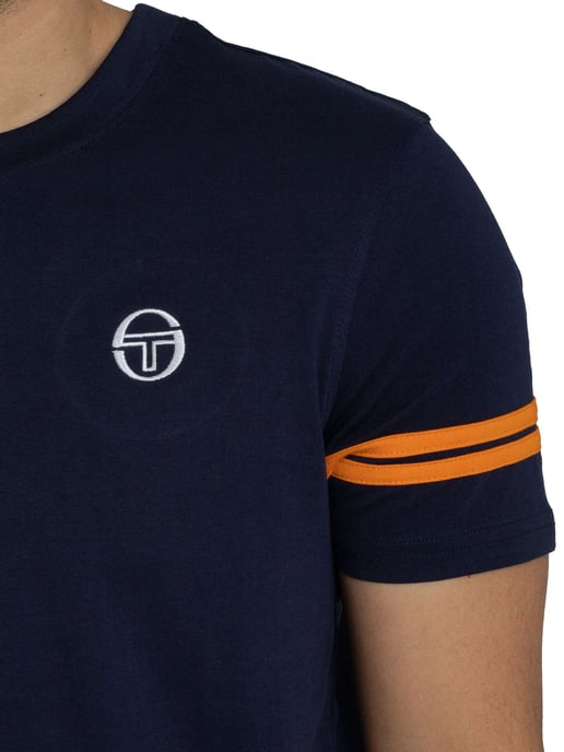 Sergio Tacchini Grello Crew T-Shirt, Blau - Image 4