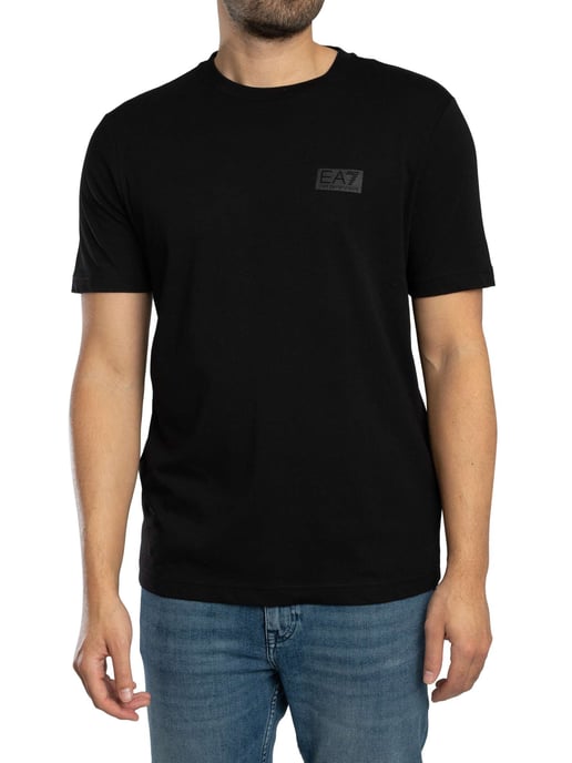 EA7 T-Shirt Mit Back Box Logo, Schwarz - Image 1