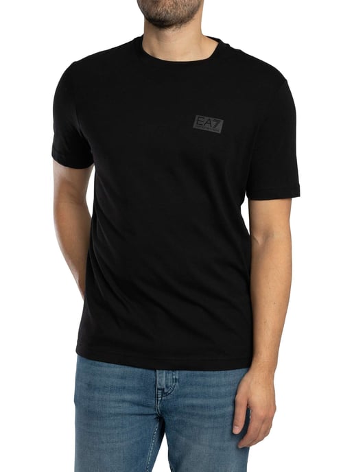 EA7 T-Shirt Mit Back Box Logo, Schwarz - Image 2