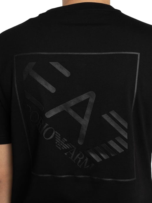 EA7 T-Shirt Mit Back Box Logo, Schwarz - Image 5
