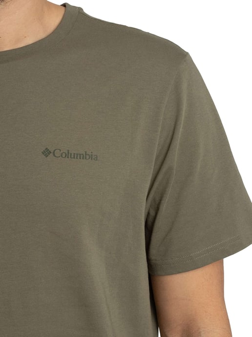 Columbia T-Shirt Mit Logo Auf Der Rückseite, Grün - Image 4