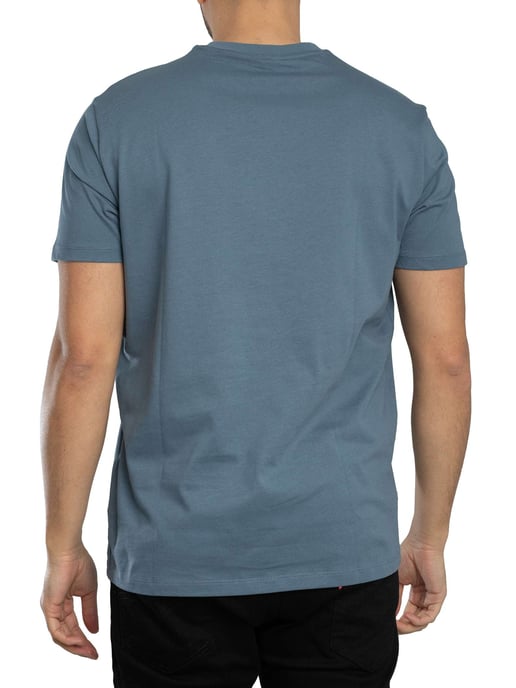 Armani Exchange T-Shirt Mit Markengrafik, Blau - Image 3