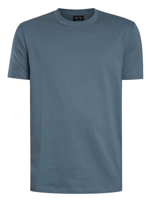 Armani Exchange T-Shirt Mit Markengrafik, Blau - Image 5