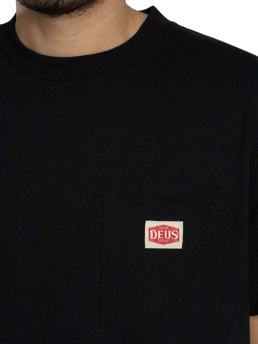 Deus Ex Machina Teile- Und Service-Taschen-T-Shirt, Schwarz - Image 4