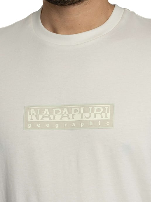 Napapijri Box Logo T-Shirt, Weiß - Image 4