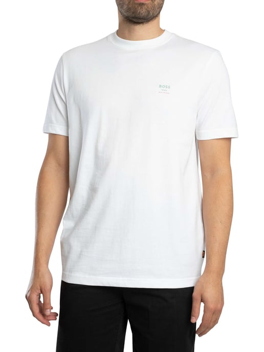 BOSS Te Groove Grafik-T-Shirt, Weiß - Image 2