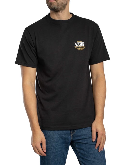 Vans T-Shirt Mit Halter-Rückengrafik, Schwarz - Image 1