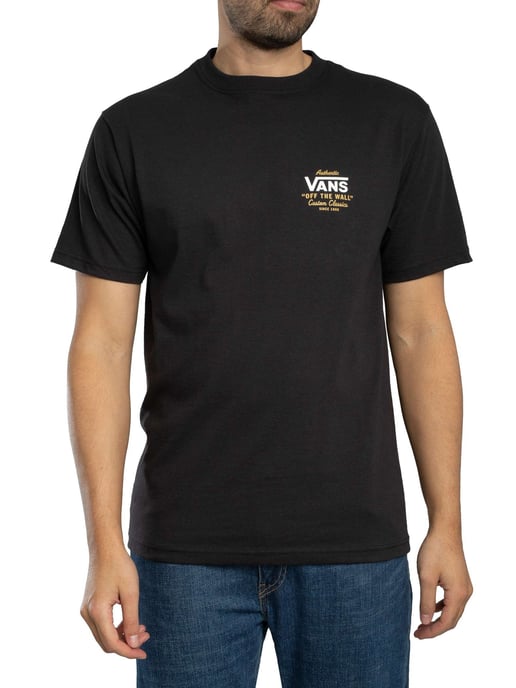Vans T-Shirt Mit Halter-Rückengrafik, Schwarz - Image 2