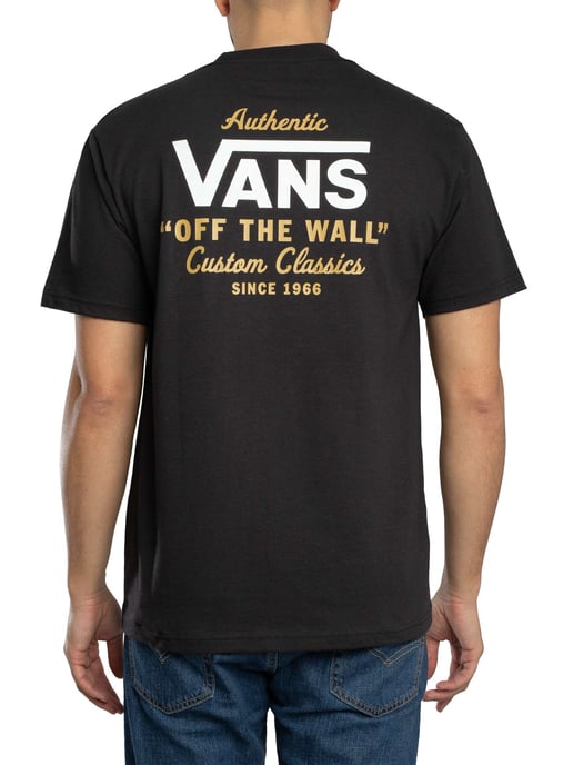 Vans T-Shirt Mit Halter-Rückengrafik, Schwarz - Image 3