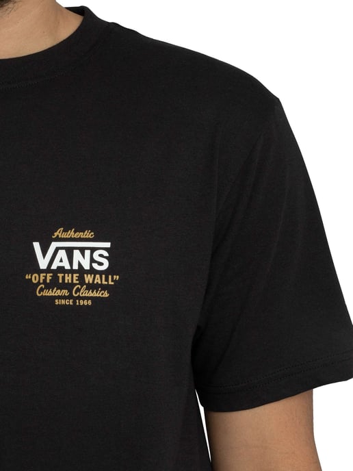 Vans T-Shirt Mit Halter-Rückengrafik, Schwarz - Image 4