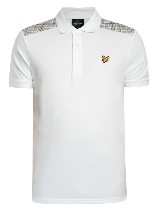 Lyle & Scott Poloshirt Mit Karomuster, Weiß - Image 5