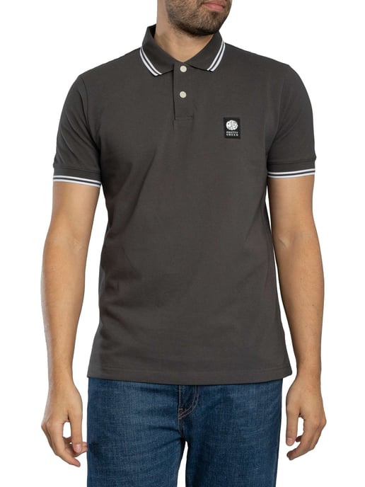 Pretty Green Rayner Polohemd, Grau - Image 1