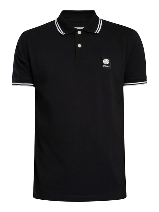 Pretty Green Rayner Polohemd, Schwarz - Image 5