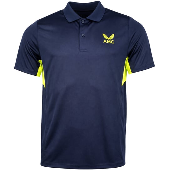 Castore AMC Technisches Herren Tennis Polo-Shirt in Marineblau - Image 1