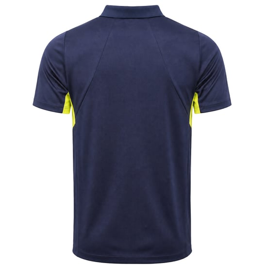 Castore AMC Technisches Herren Tennis Polo-Shirt in Marineblau - Image 2