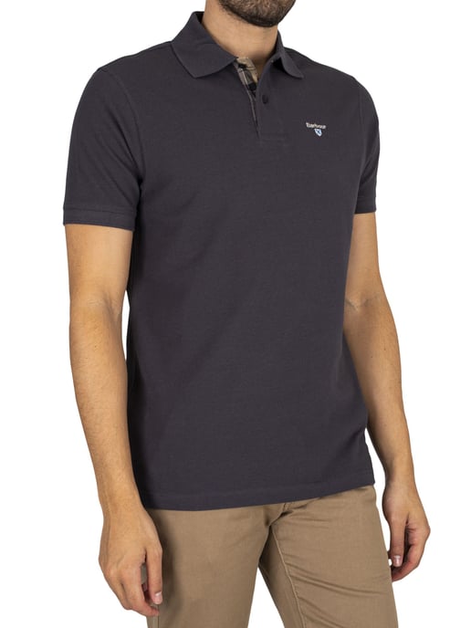 Barbour Tartan Pique Poloshirt, Blau - Image 2