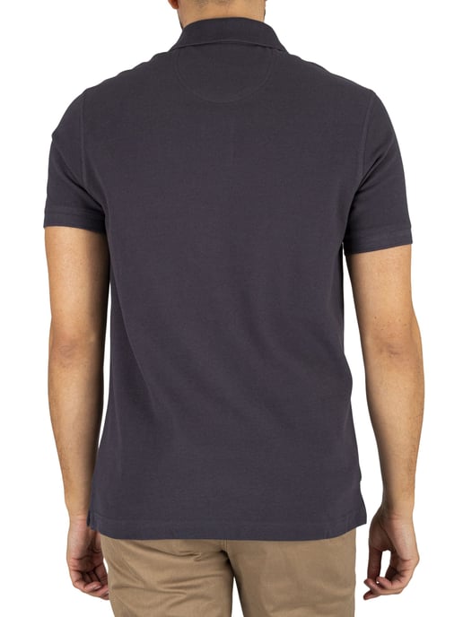 Barbour Tartan Pique Poloshirt, Blau - Image 3