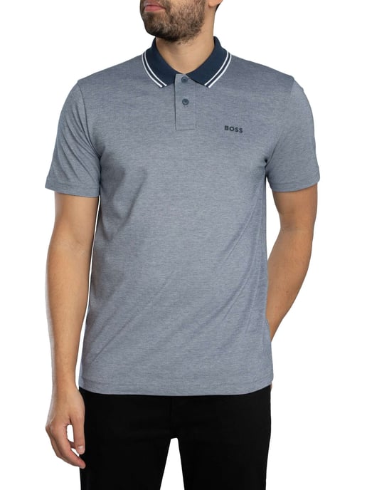BOSS Peoxford Polohemd, Blau - Image 2