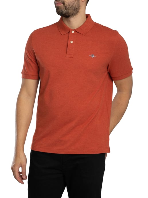 GANT Reguläres Shield-Pique-Poloshirt, Rot - Image 2