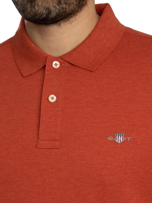 GANT Reguläres Shield-Pique-Poloshirt, Rot - Image 4