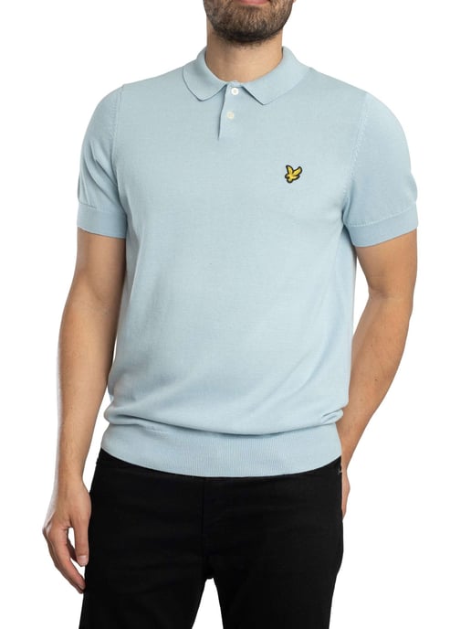 Lyle & Scott Kurzarm-Poloshirt Aus Baumwolle, Blau - Image 2