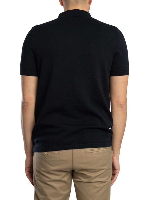 Fila Buddy Bowling Style Strickpolohemd, Schwarz - Image 3