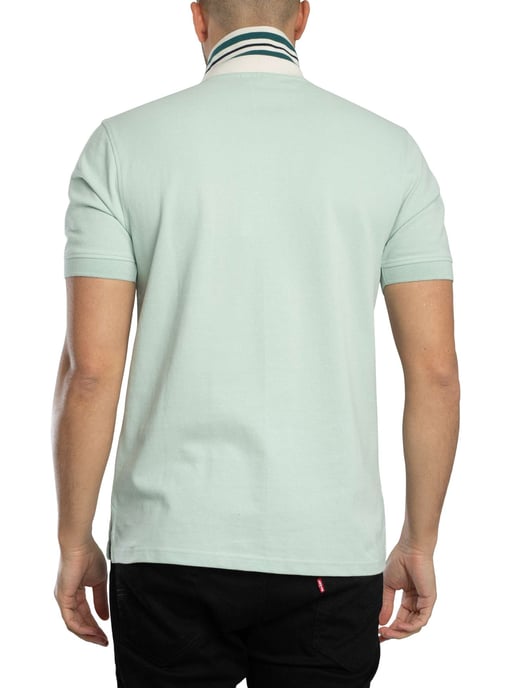 Fila Achille Heritage Tape Basic Poloshirt, Grün - Image 3