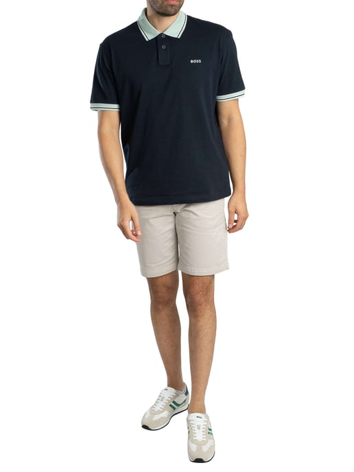 BOSS PE Blocks Poloshirt, Blau - Image 5