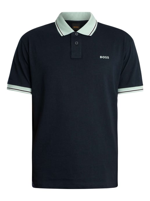 BOSS PE Blocks Poloshirt, Blau - Image 6