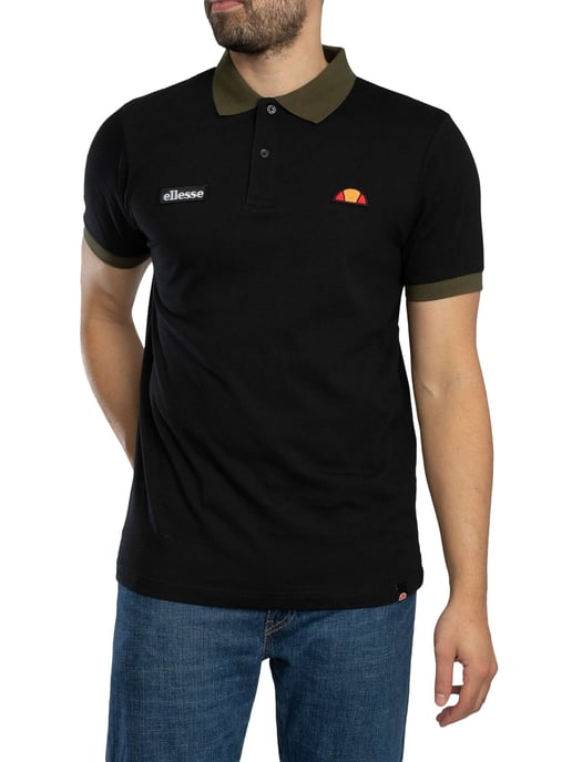 Ellesse Lessepsia Poloshirt, Schwarz - Image 2