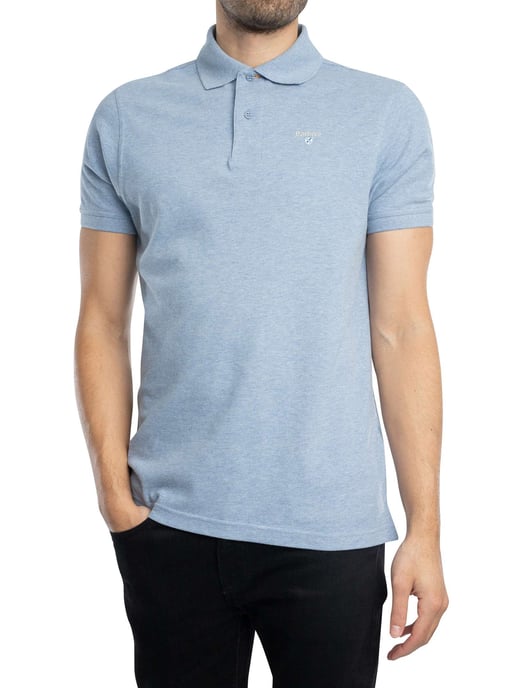 Barbour Tartan Pique Poloshirt, Blau - Image 1