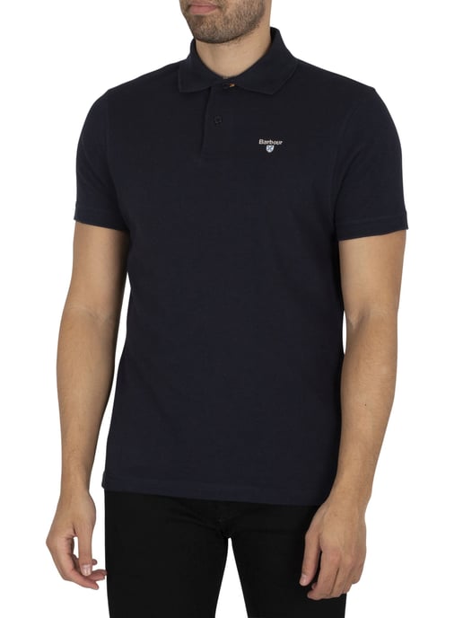 Barbour Tartan Pique Poloshirt, Blau - Image 1
