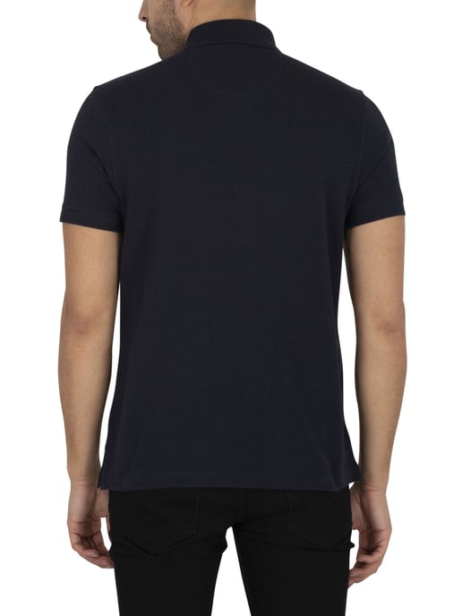 Barbour Tartan Pique Poloshirt, Blau - Image 3