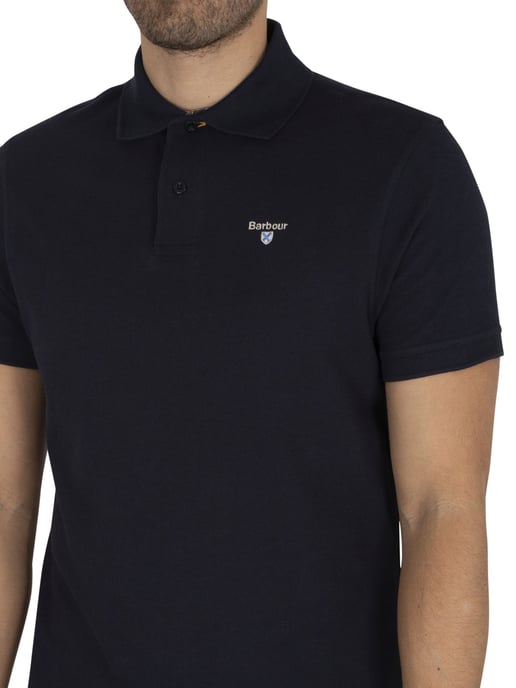 Barbour Tartan Pique Poloshirt, Blau - Image 4