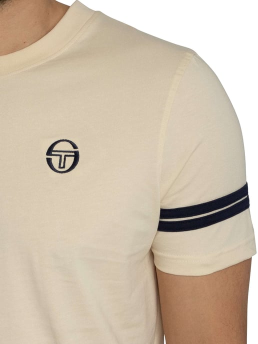 Sergio Tacchini Grello Crew T-Shirt, Beige - Image 4