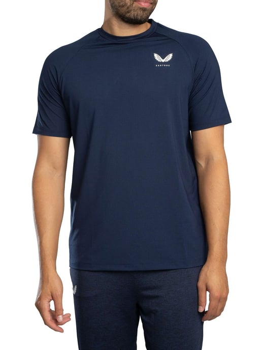Castore Trainings-T-Shirt, Blau - Image 1