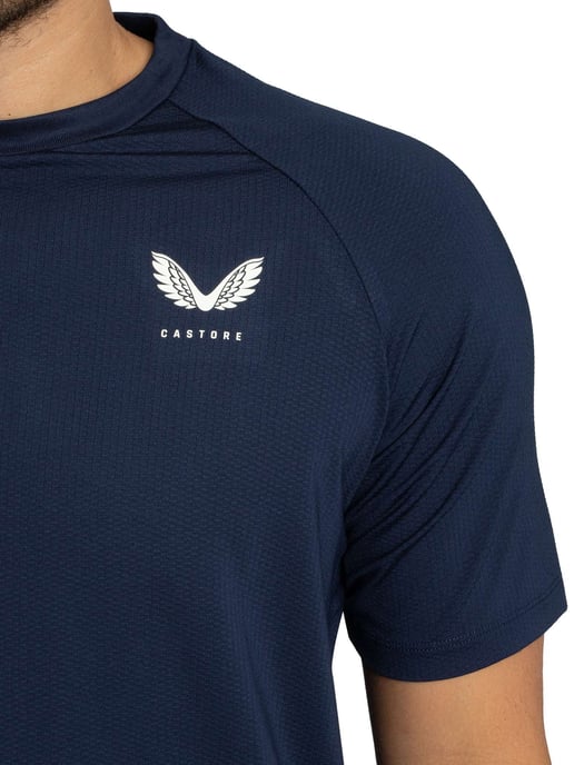 Castore Trainings-T-Shirt, Blau - Image 4