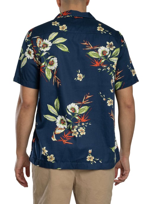 Superdry Kurzärmliges Hemd Mit Hawaii-Print, Blau - Image 3