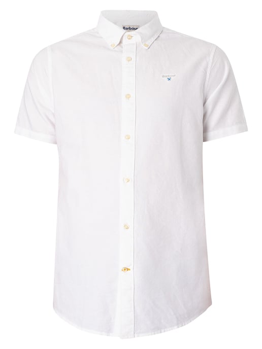 Barbour Maßgeschneidertes Oxtown-Hemd Mit Kurzen Ärmeln, Weiß - Image 5