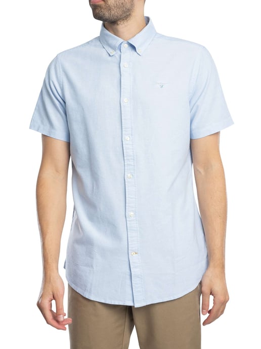 Barbour Kurzärmliges Maßgeschneidertes Hemd Oxtown, Blau - Image 1
