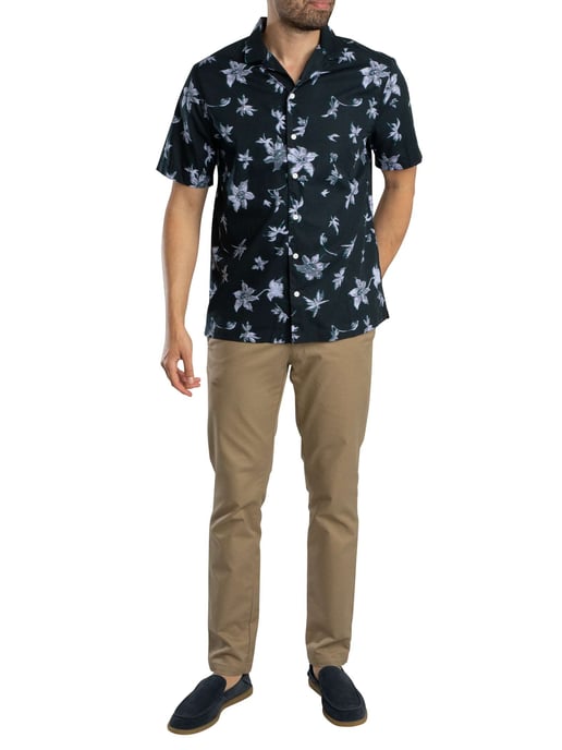 Superdry Kurzarmhemd Mit Cabana-Print, Blau - Image 5